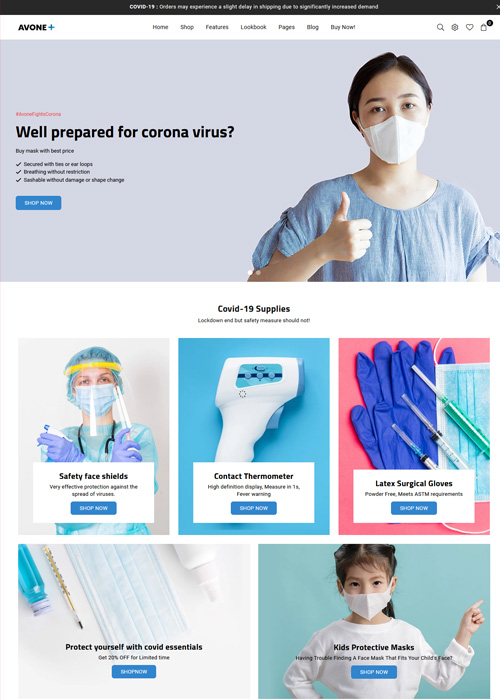 Avone Theme Medical