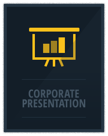 Corporate presentation is typically a demonstration, lecture, or speech meant to inform