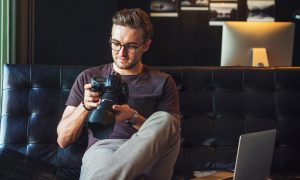 John In His Office