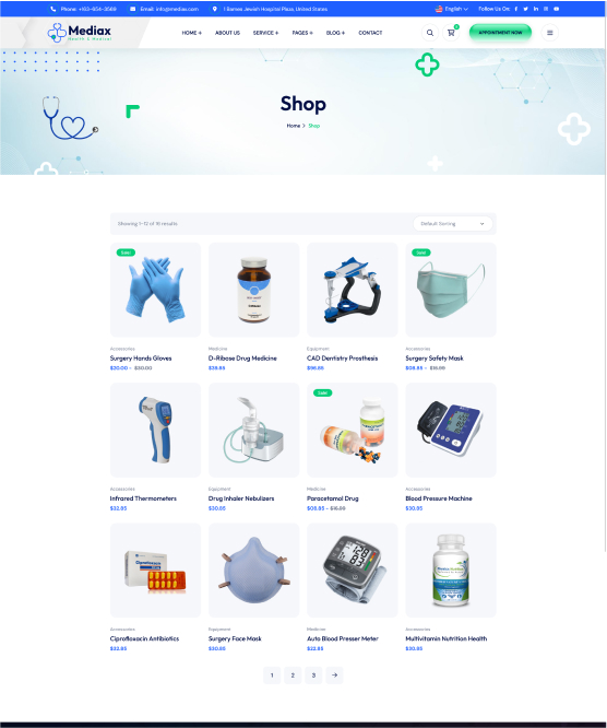 Shop Page