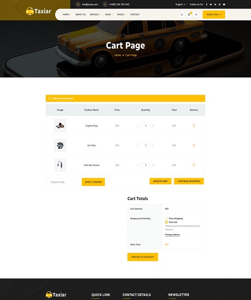 Cart Page