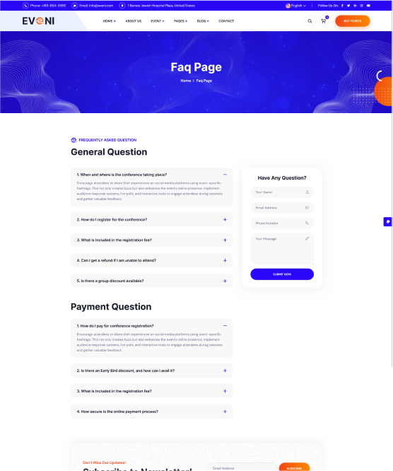 Faq Page