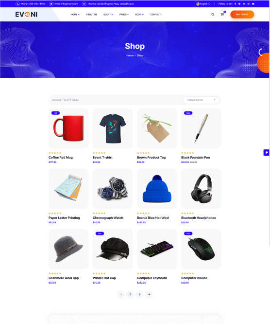 Shop Page