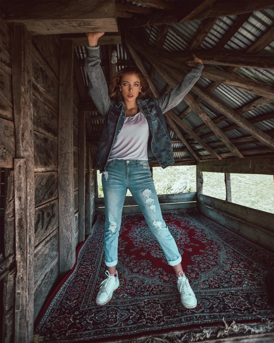 Girl on Farm