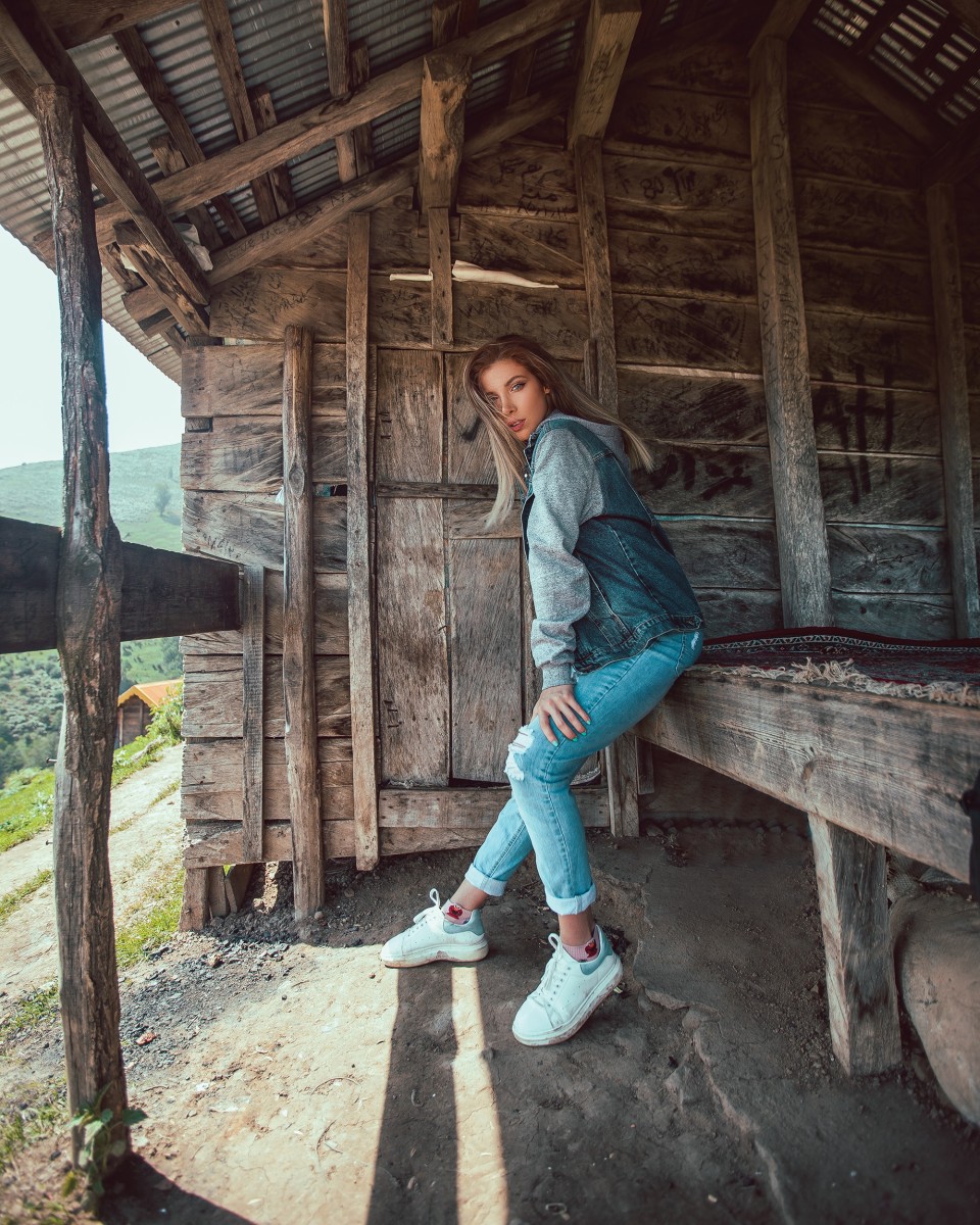 Girl on Farm