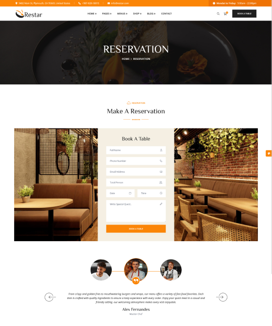 Reservation