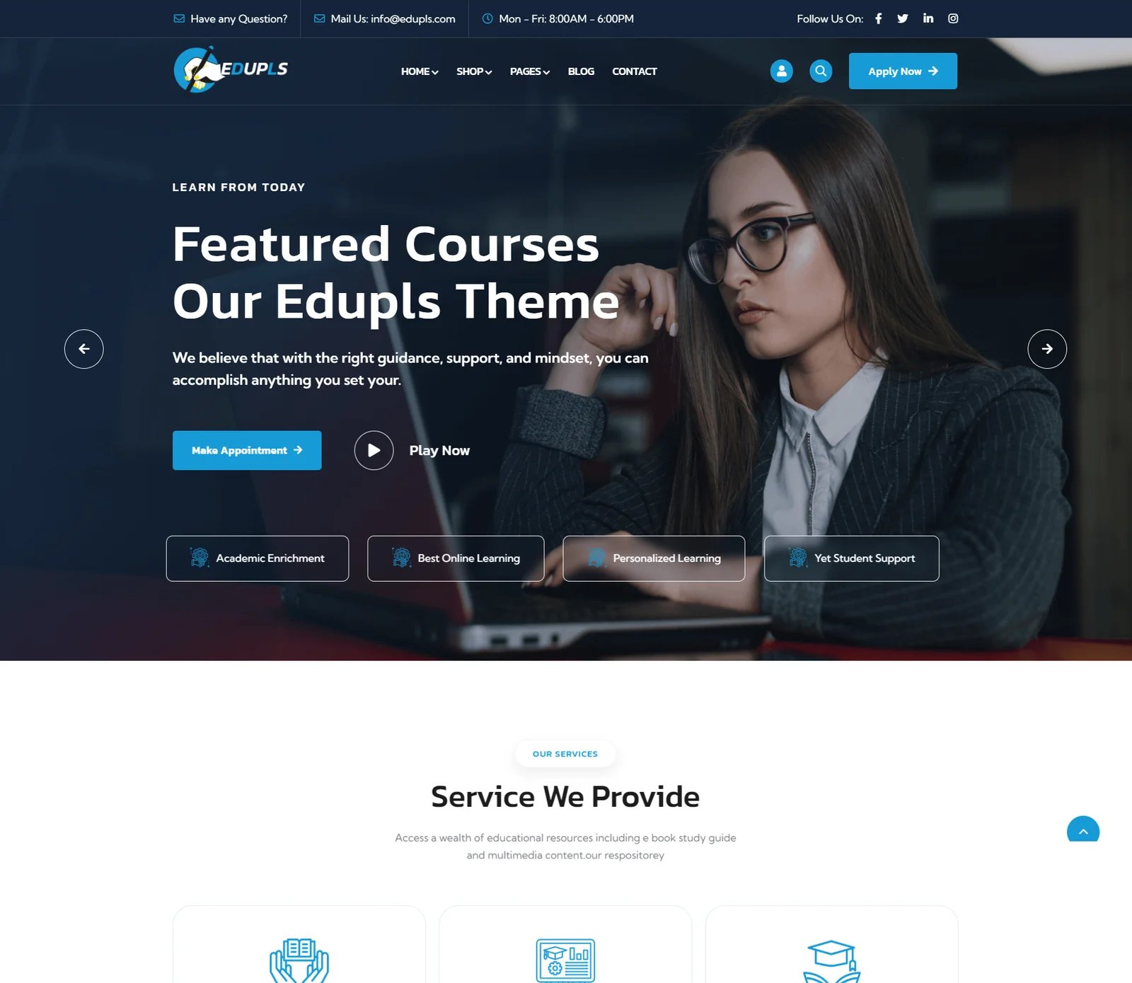 Edupls - Education & Online Course HTML Template