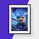 Jaxxy Framed Art Print