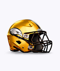 Gold Hawkeye Helmet