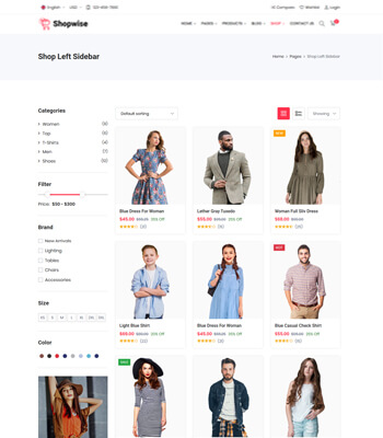 Best Bootstrap eCommerce Templates shop list page