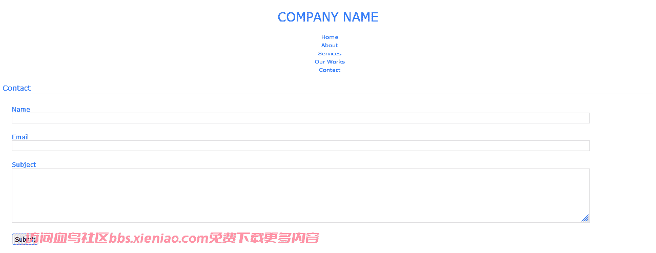 巧克力色企业介绍网页模板免费下载html-血鸟社区