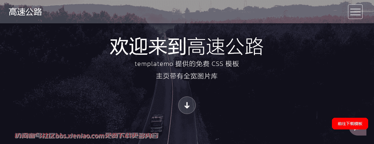 引导主机互联网多用途服务软件自适应响应式html网站模板-血鸟社区