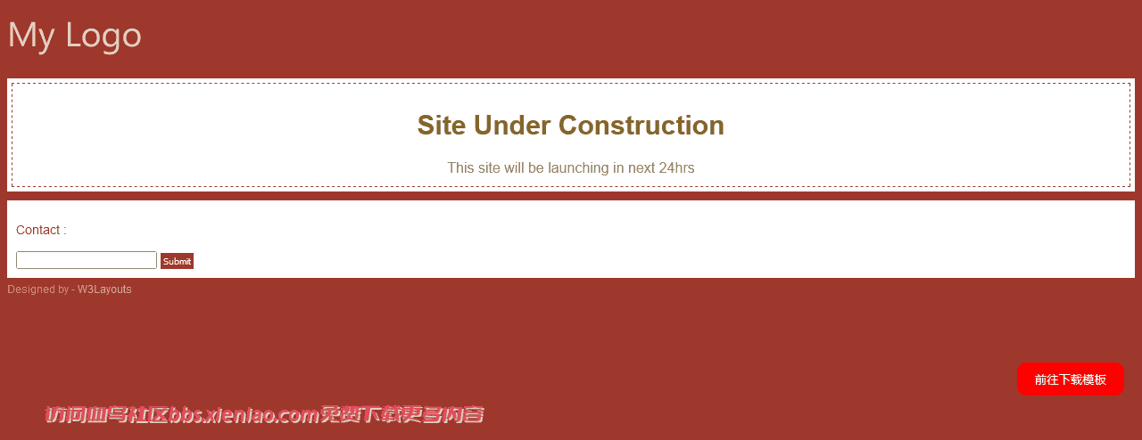 网站正在建设中倒计时网页模板免费下载html-血鸟社区